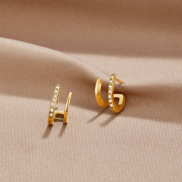 Boucles d'oreilles en cristal Claw