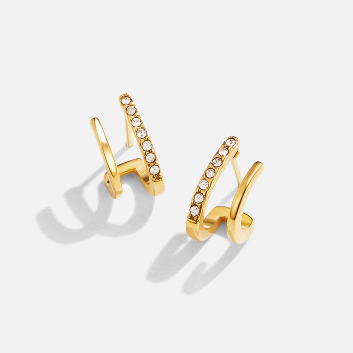 Boucles d'oreilles en cristal Claw