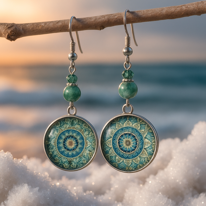 Joy - Boucles d'oreilles bleues premium
