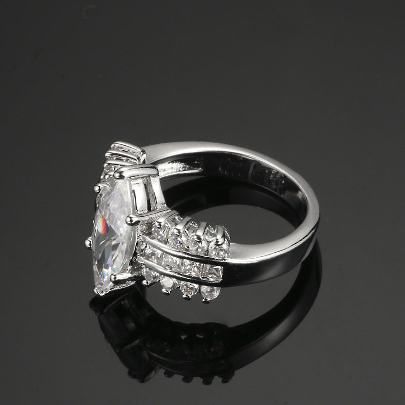 Bague Odette Mercer | Or Blanc