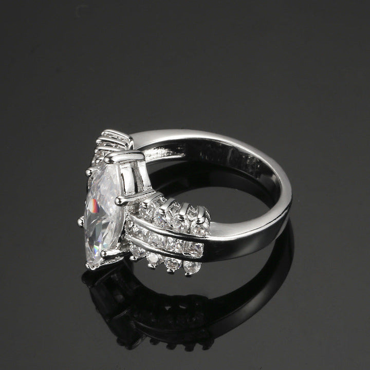Bague Odette Mercer | Or Blanc