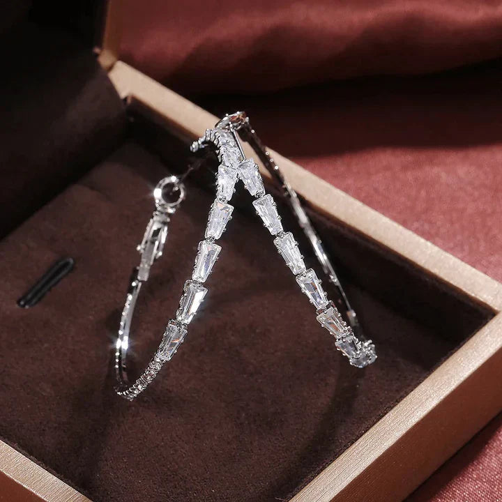 Boucles d'oreilles Camilla Vestalia | Or blanc