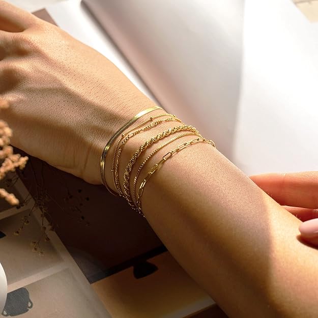 Ensemble de bracelets Isabella Vernetta | Or
