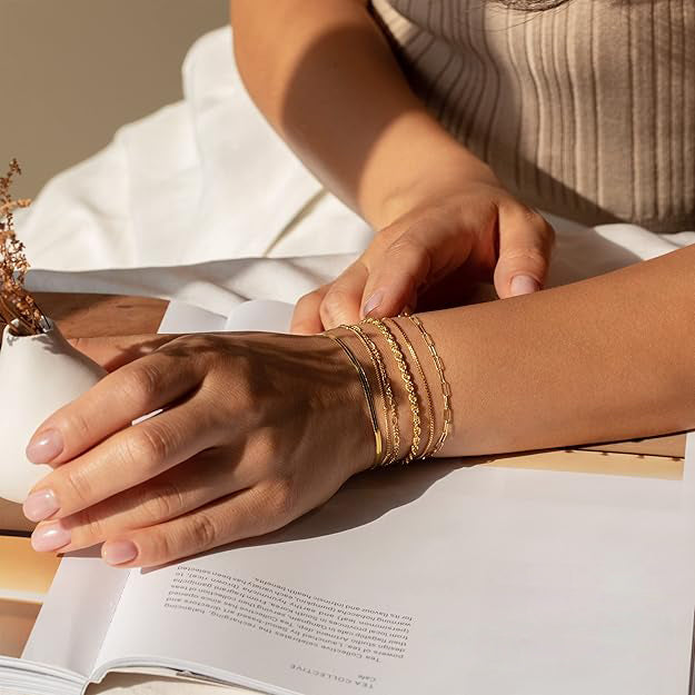 Ensemble de bracelets Isabella Vernetta | Or