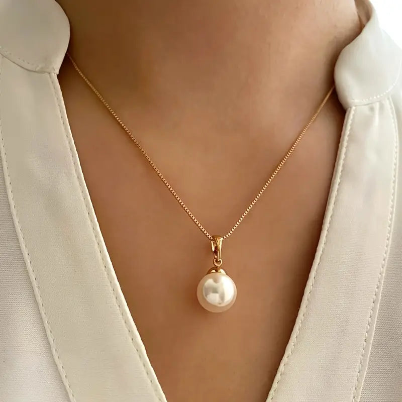 Ensemble de bijoux en perles dorées Grace | Or