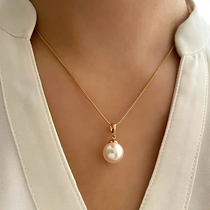 Ensemble de bijoux en perles dorées Grace | Or