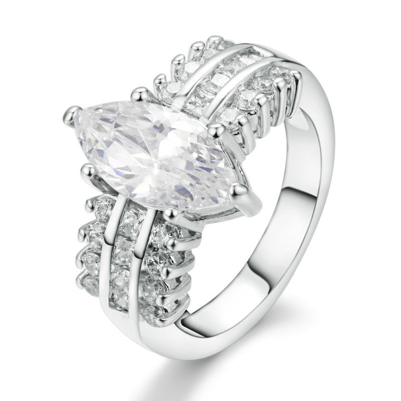 Bague Odette Mercer | Or Blanc