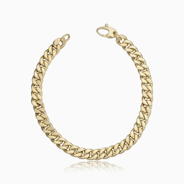 Bracelet Cubain en Or | Or