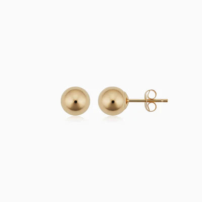 Boucles d'oreilles en perles | Or blanc