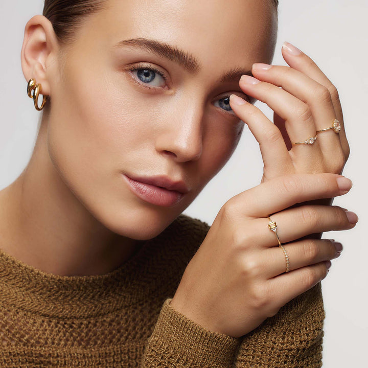 Bague Muse en Pierre de Lune | Or