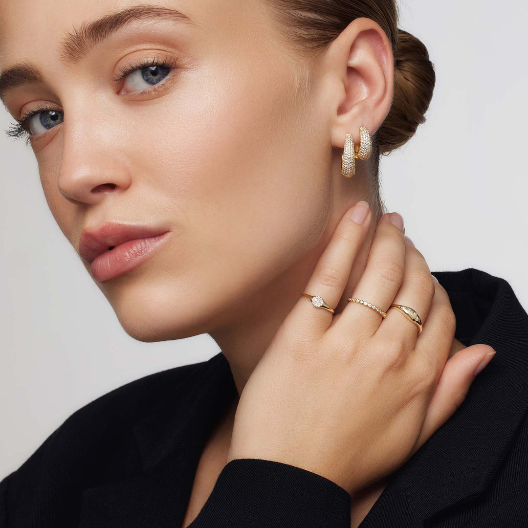 Bague Dôme en Diamant | Or