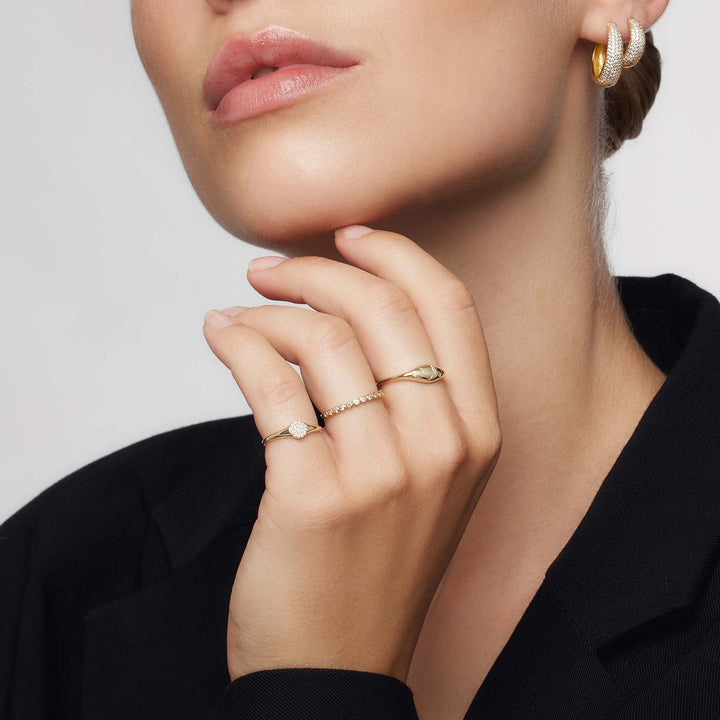 Bague Dôme en Diamant | Or
