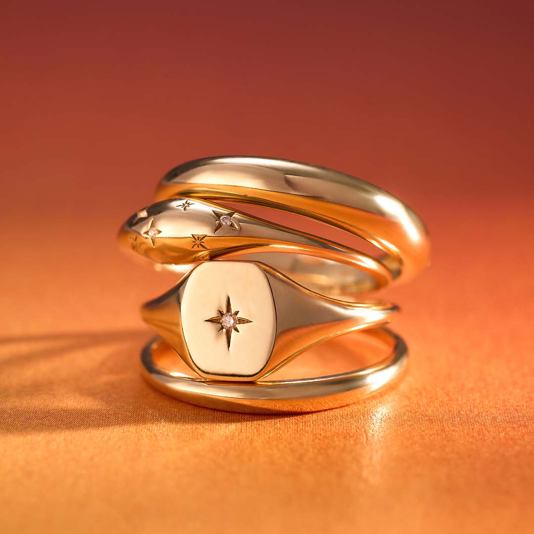 Bague Dôme en Diamant | Or