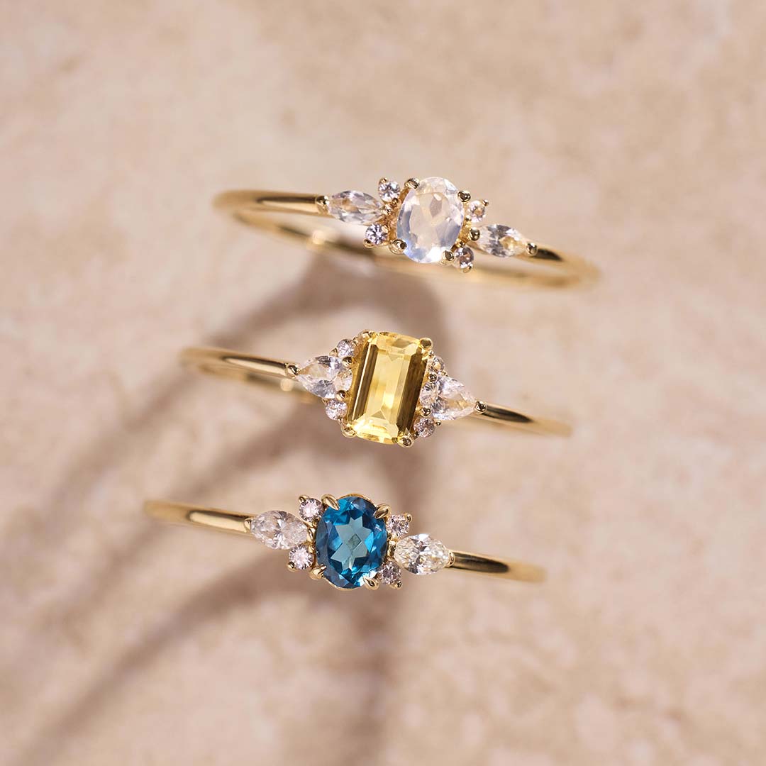 Bague Muse en Pierre de Lune | Or