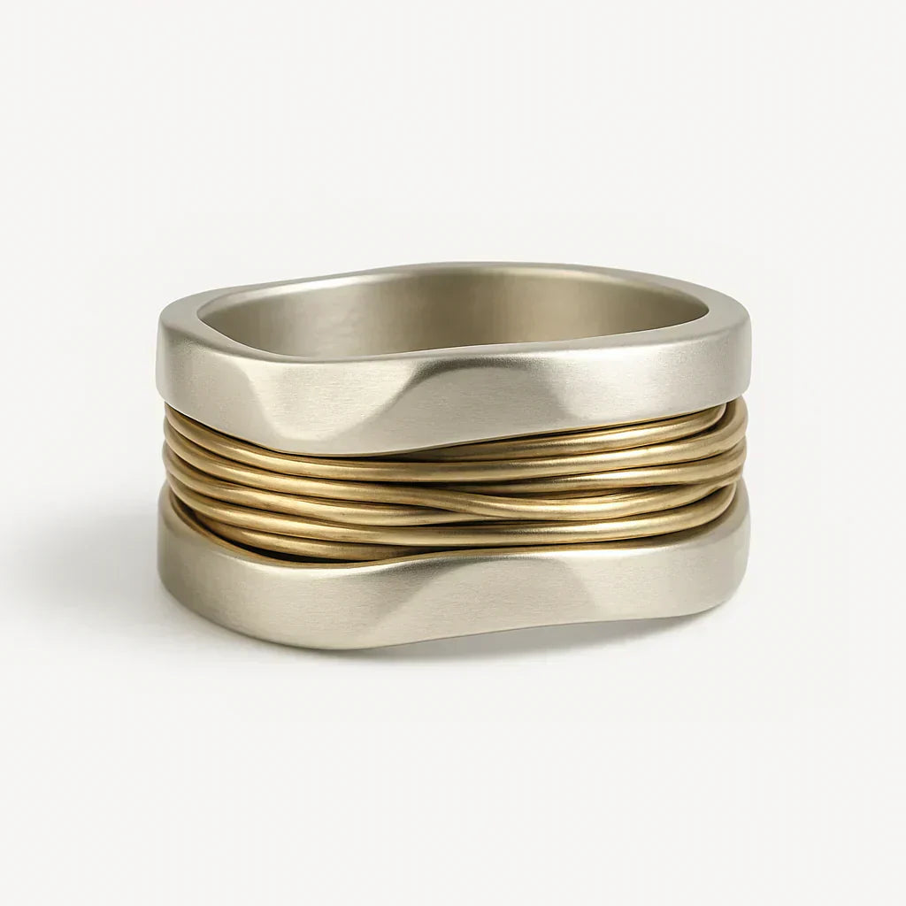 Bague en Fils Argent-Or