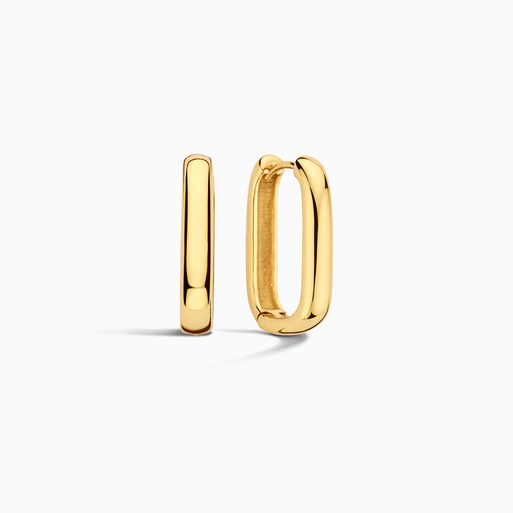 Boucles d'oreilles Icon | Or Blanc