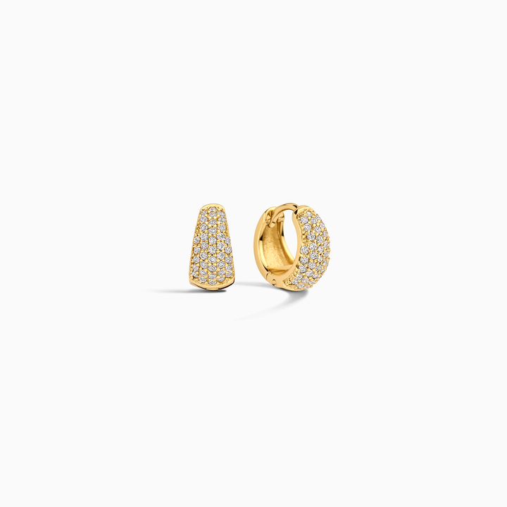 Jules Mini Boucles | Or Blanc