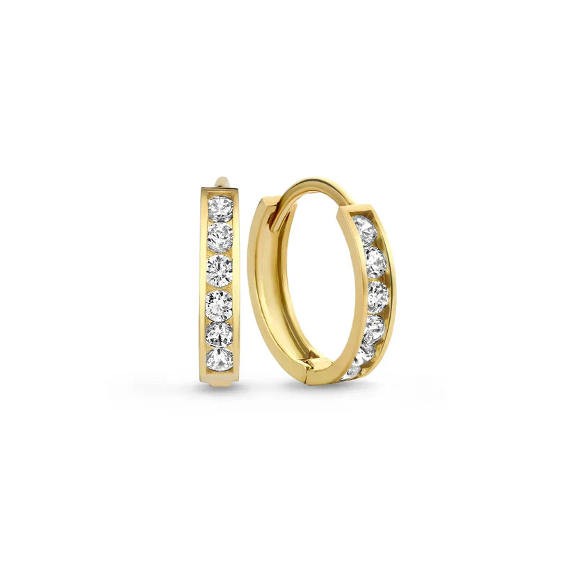 Boucles d'oreilles en pierre Dara Brillane | Or