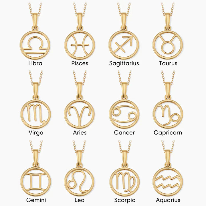 Collier signe du zodiaque | Or