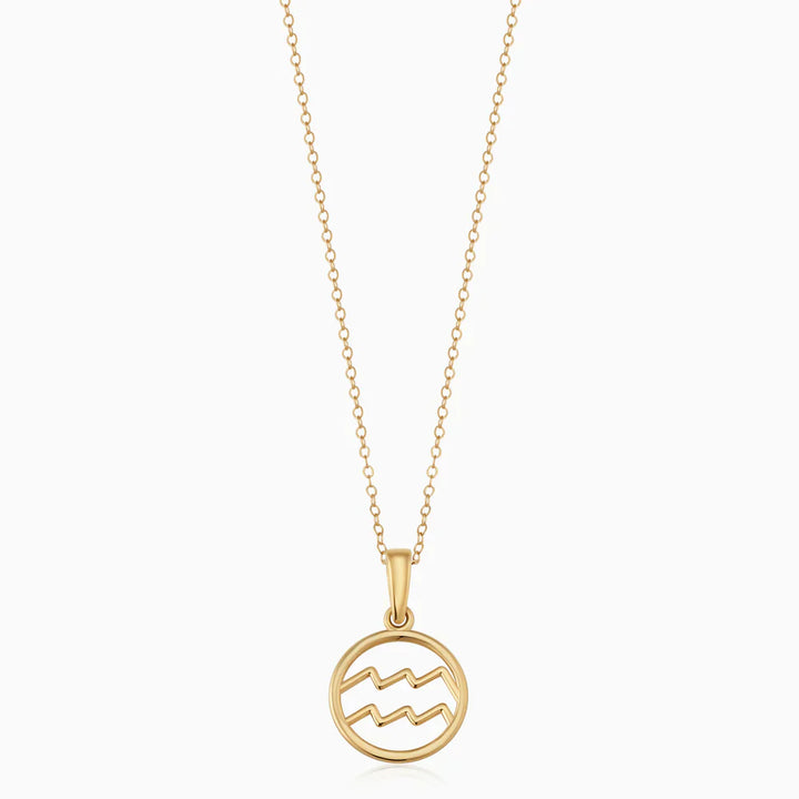 Collier signe du zodiaque | Or blanc