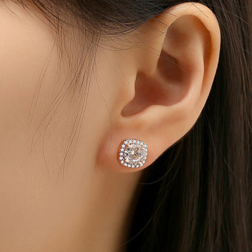 Boucle d'oreille Glennis | Or rose