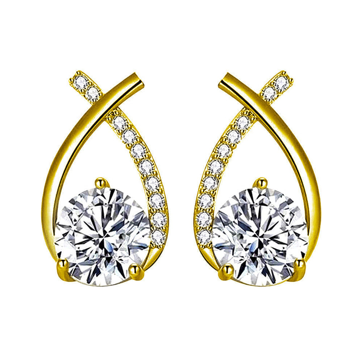 Boucles d'oreilles Arielle | Or blanc