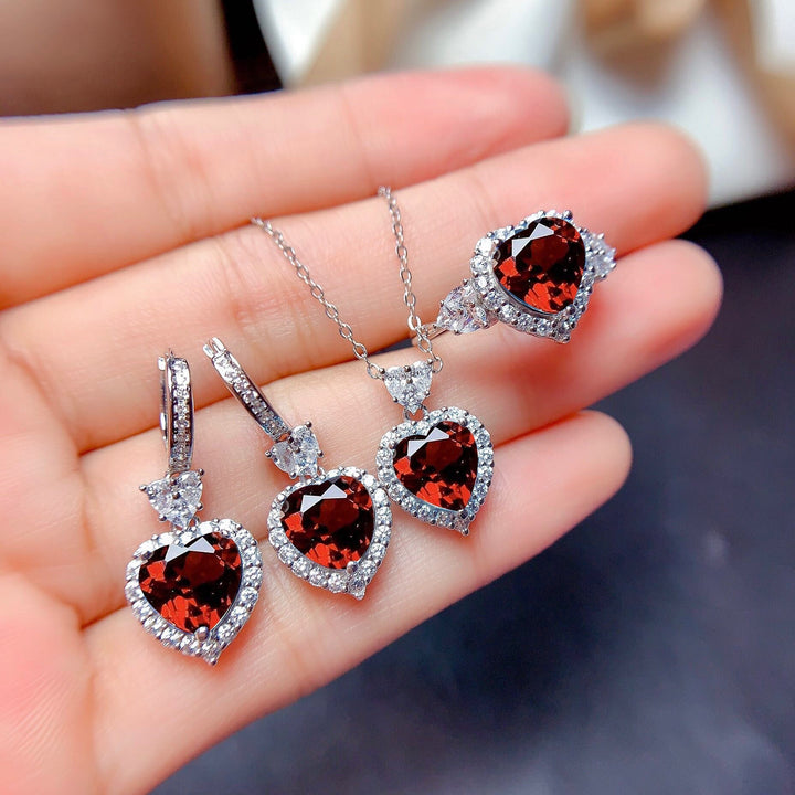 Liora Amorique Ensemble Rouge | Or Blanc