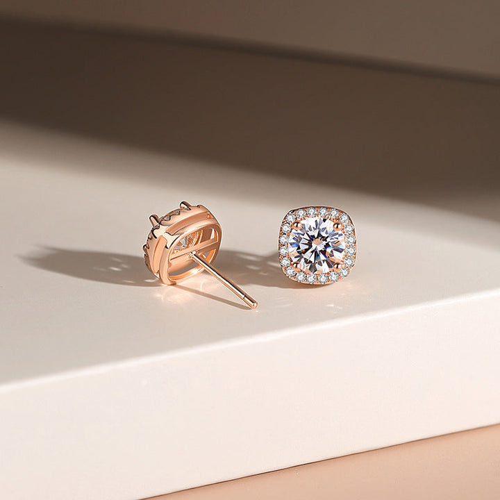 Boucle d'oreille Glennis | Or rose