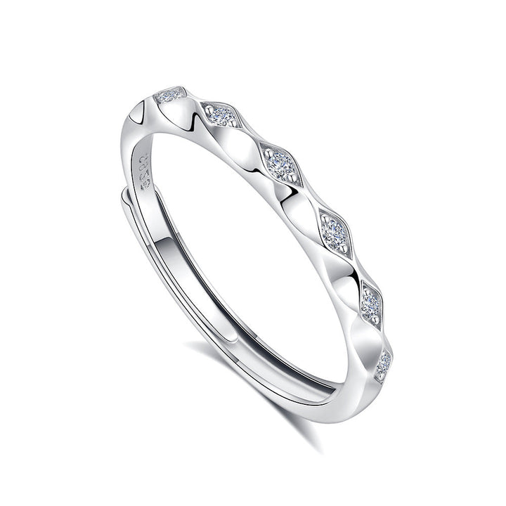 Bague Lucienne Ardent | Or Blanc