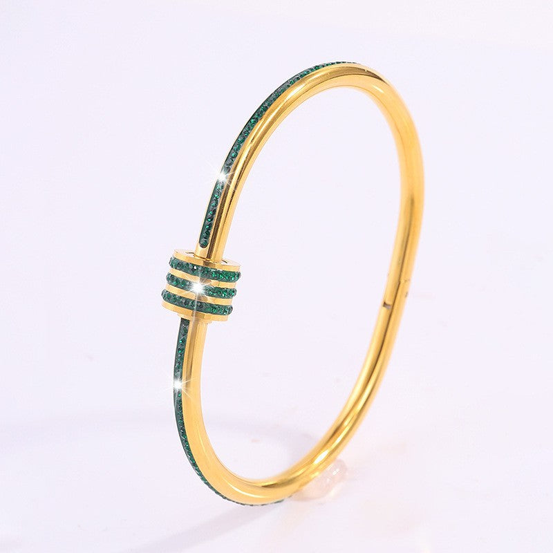Bracelet Tessandra Virelli Blanc | Or