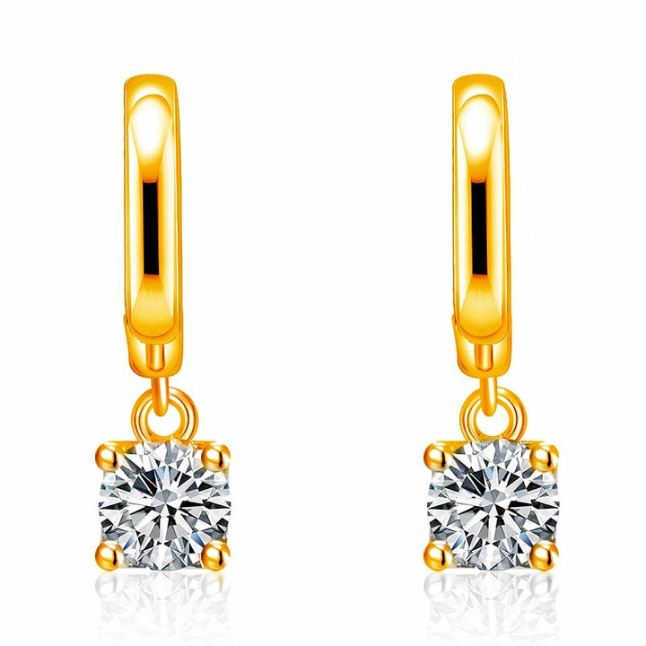 Boucles d'oreilles carrées Aurora | Or