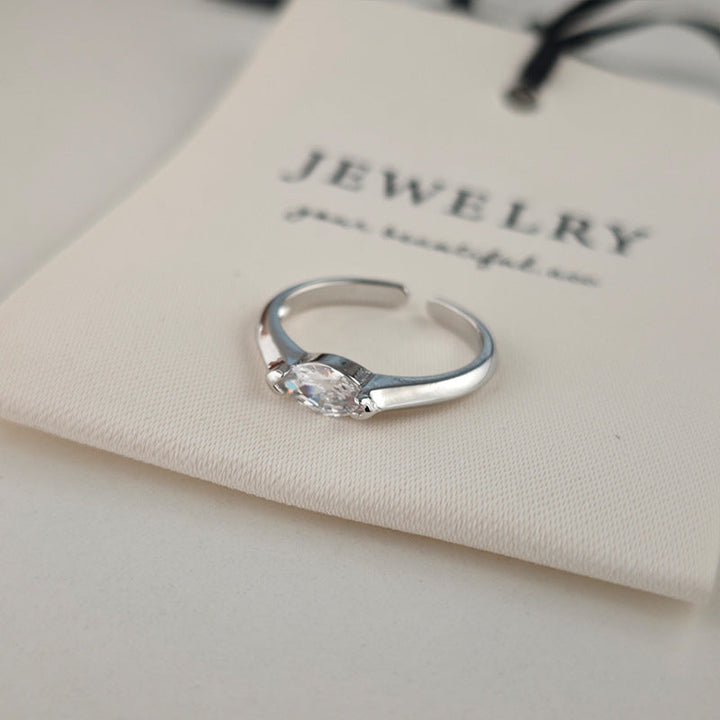 Bague Aya en Argent | Or Blanc