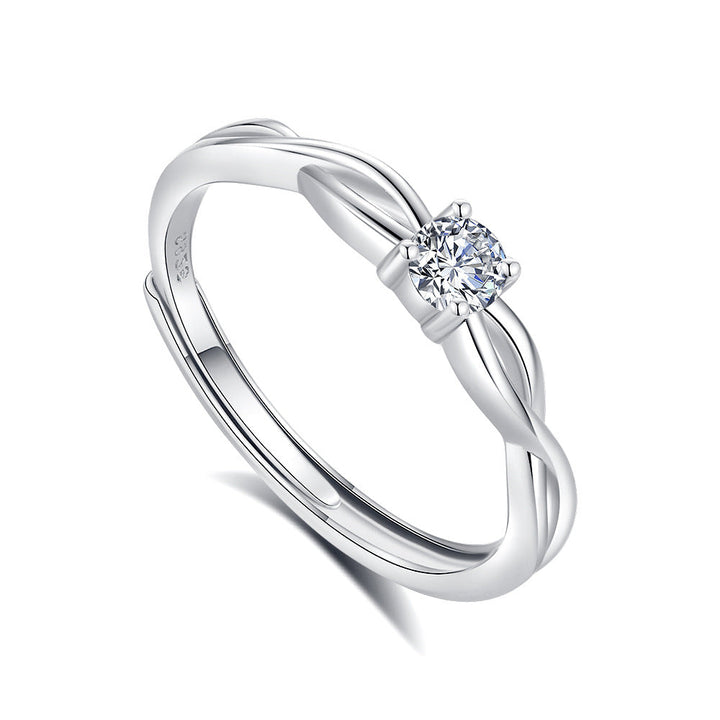 Bague Maëlle Chevalier | Or Blanc