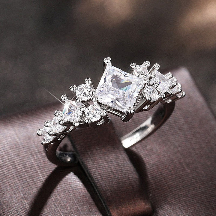 Bague Cressida Lumere | Or Blanc