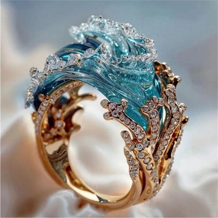 Sérénité - Bague de Vœu Océan
