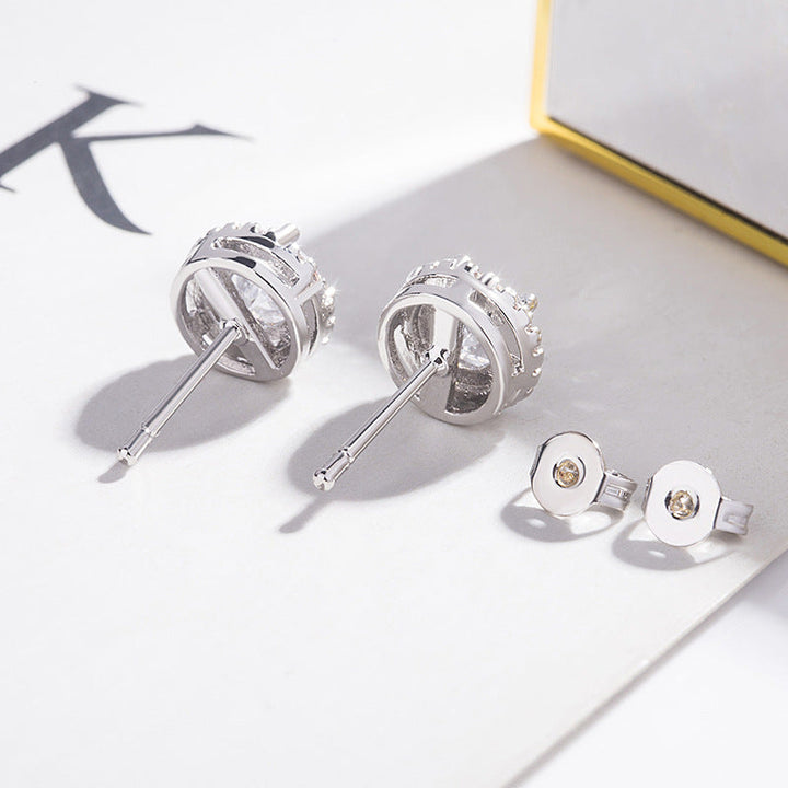 Boucles d'oreilles Solea Spark | Or blanc