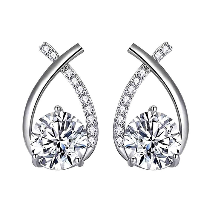 Boucles d'oreilles Arielle | Or blanc
