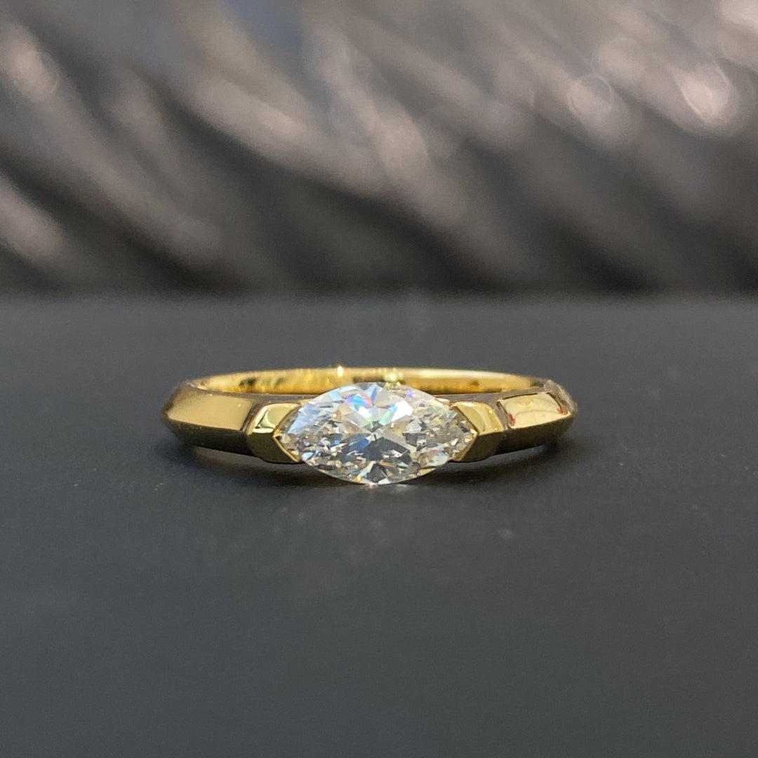 Bague Cleo Arden | Or Blanc