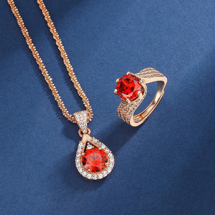 Ensemble Champagne Crimsong | Or Rose