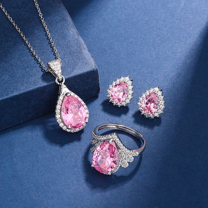 Ensemble Aria Goutte Rose | Or Blanc
