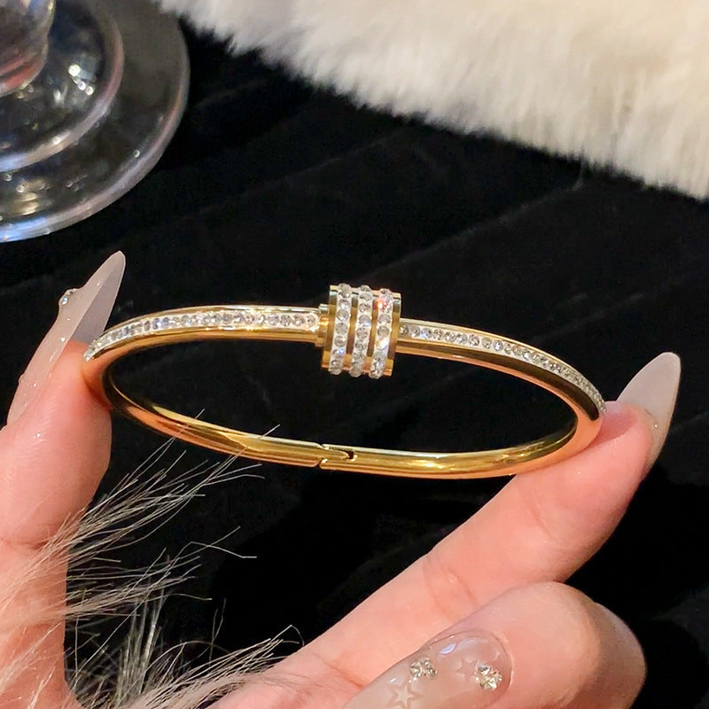 Bracelet Vianna Lucente | Or Blanc