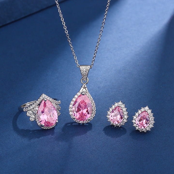 Ensemble Aria Goutte Rose | Or Blanc