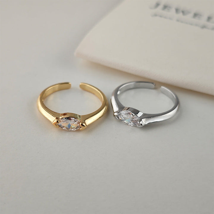 Bague Aya en Argent | Or Blanc