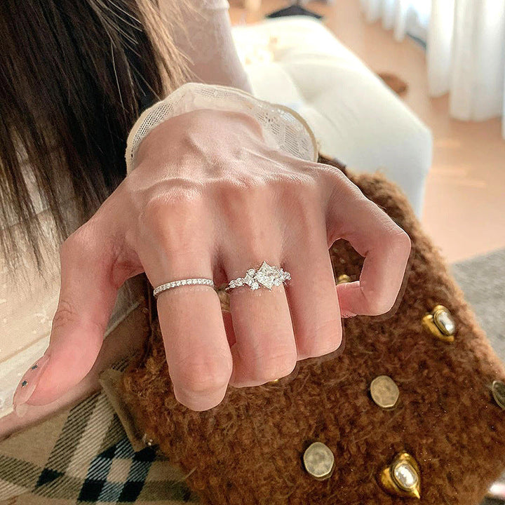 Bague Vera Collette | Or Blanc