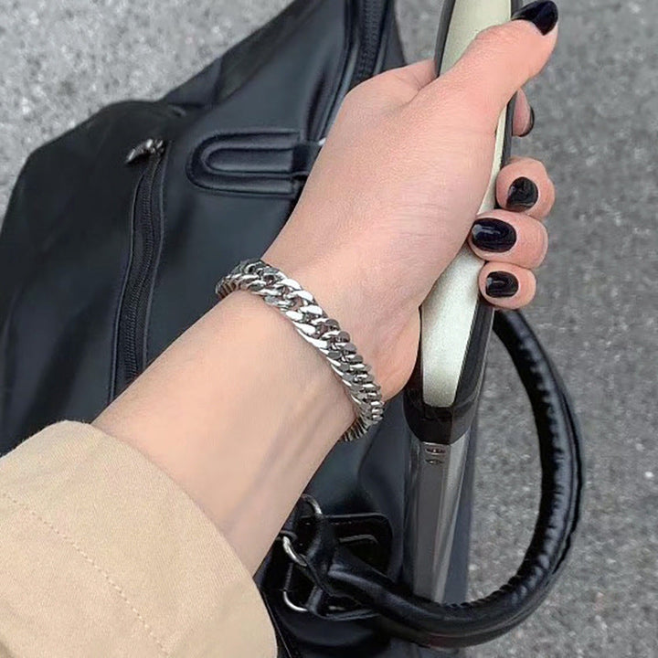Bracelet Sterling Vale | Or Blanc
