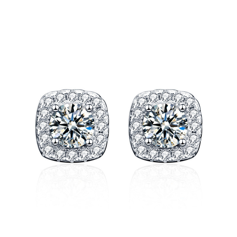 Boucles d'oreilles Glennis | Or blanc