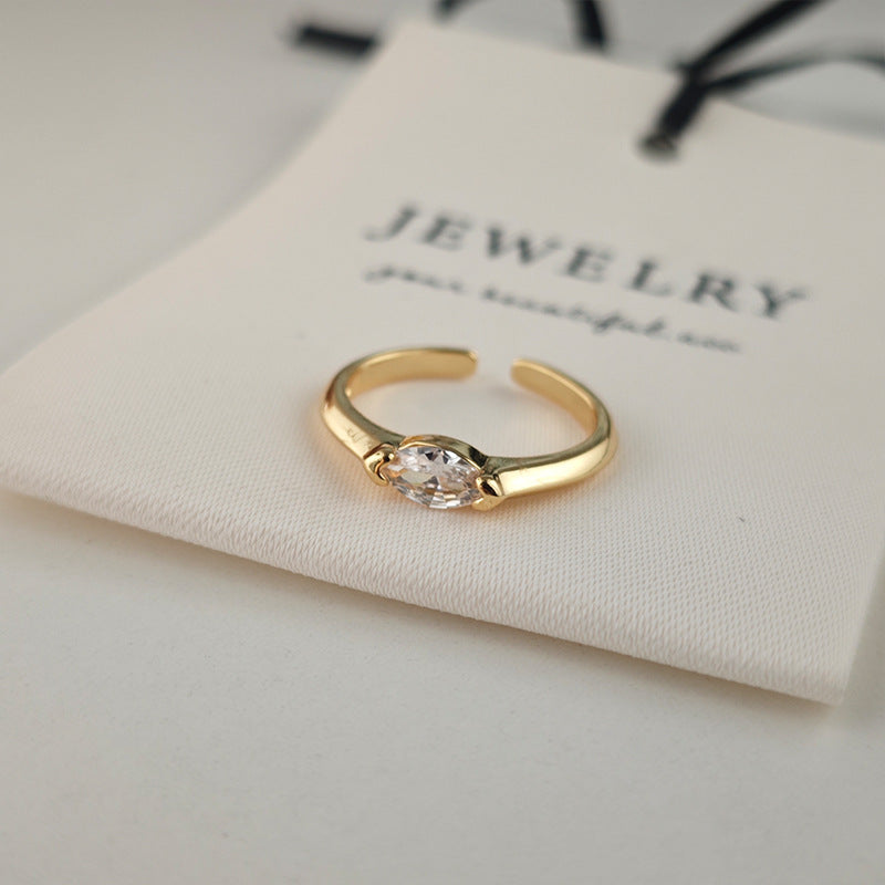 Bague Aya en Argent | Or Blanc