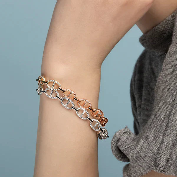 Bracelet Isla Marina | Or Blanc