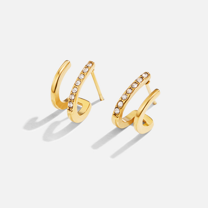 Boucles d'oreilles en cristal Claw