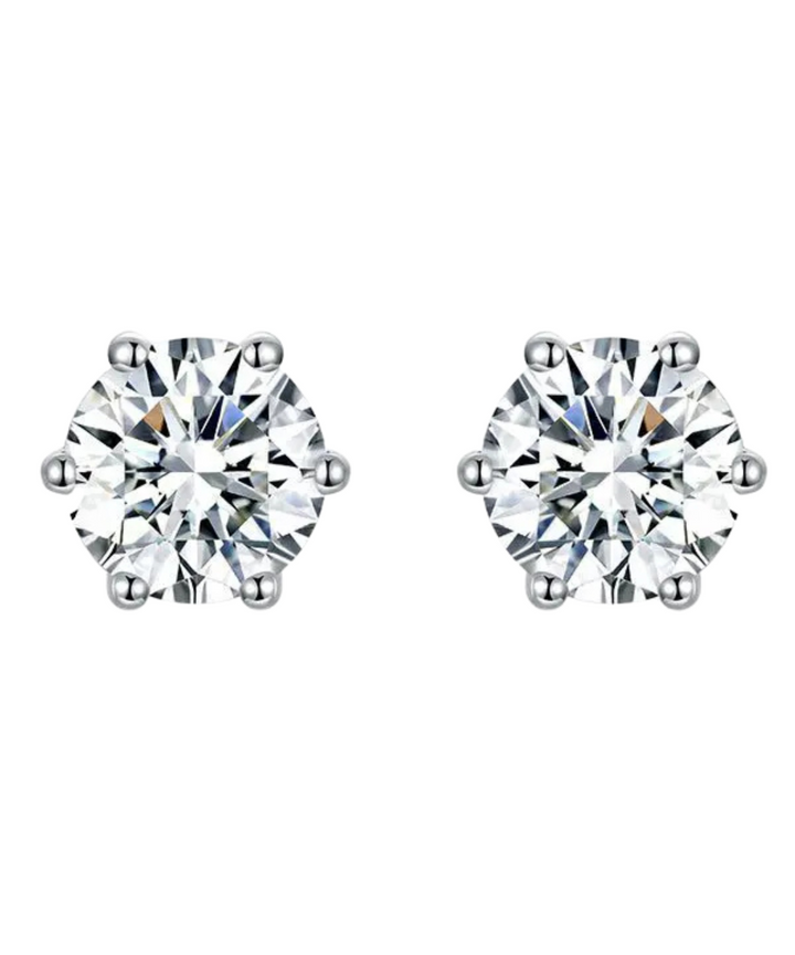 Boucles d'oreilles Destinee | Or blanc